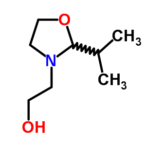 2-(1-甲乙基)-3-恶唑啉乙醇分子式结构图