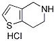 4,5,6,7-四氢噻吩[3,2-c]吡啶盐酸盐分子式结构图