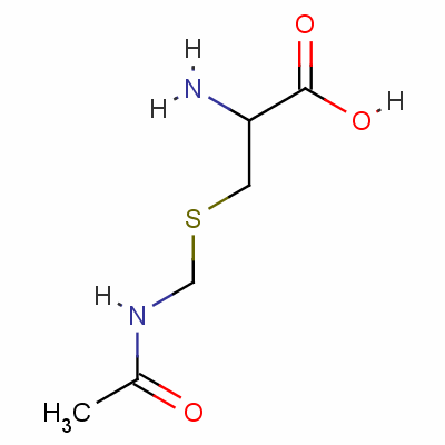 S-乙酰半胱氨酸盐酸分子式结构图