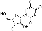 5-氯尿嘧啶核苷分子式结构图