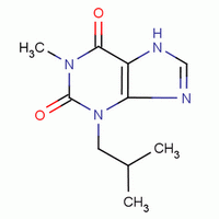 3-异丁基-1-甲基黄嘌呤分子式结构图