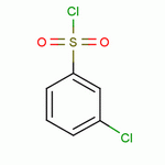 3-氯苯磺酰氯分子式结构图