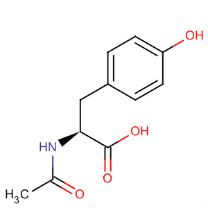 N-乙酰-DL-酪氨酸分子式结构图