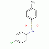 N-(4-氯苯基)-4-甲基苯磺酰胺分子式结构图