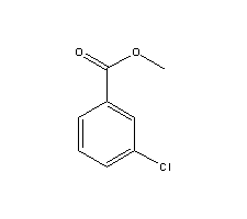 间氯苯甲酸甲酯分子式结构图