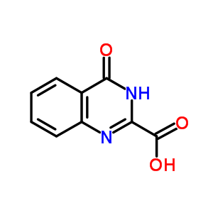 4-氧代-3,4二氢喹唑啉-2-羧酸分子式结构图