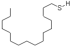 n-十六烷基硫醇分子式结构图