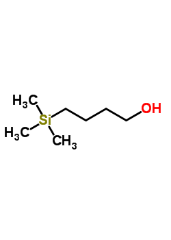 羟丁基三甲基硅烷分子式结构图