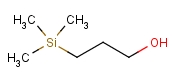 3-(三甲硅基)-1-丙醇分子式结构图