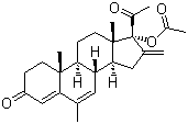 醋酸美伦孕酮分子式结构图