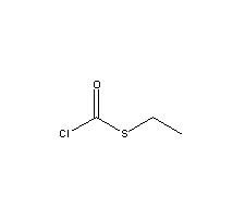 氯甲酸硫代乙酯分子式结构图