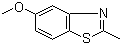 2-甲基-5-甲氧基苯并噻唑分子式结构图