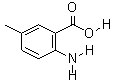 2-氨基-5-甲基苯甲酸分子式结构图