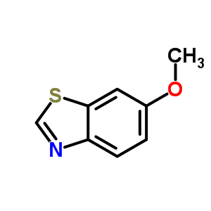 6-甲氧基苯并噻唑分子式结构图
