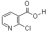 2-氯烟酸分子式结构图