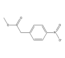 对硝基苯乙酸甲酯分子式结构图