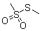 S-甲基甲烷硫代磺酸分子式结构图