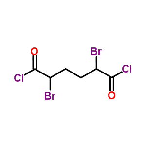 2,5-二溴己二酰氯分子式结构图