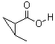 2-甲基环丙烷羧酸分子式结构图