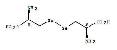 L-硒代胱胺基乙酸分子式结构图