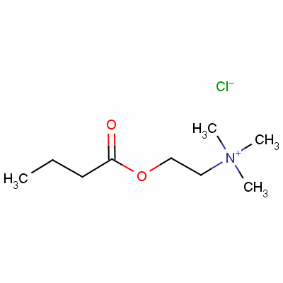 氯化丁酰胆碱结晶分子式结构图