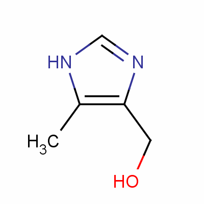 4-羟甲基-5-甲基咪唑分子式结构图