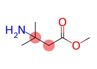 3-氨基-3-甲基丁酸甲酯分子式结构图