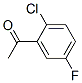 2-氯-5-氟苯乙酮分子式结构图