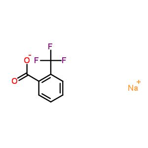 2-三氟甲基苯甲酸钠分子式结构图