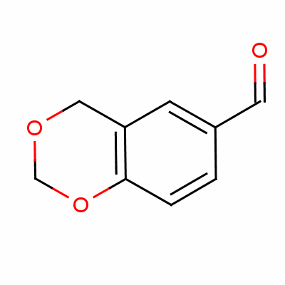 1,4-苯并二噁烷-6-甲醛分子式结构图