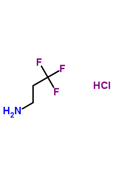 3,3,3-三氟丙胺盐酸盐分子式结构图