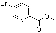 5-溴吡啶-2-羧酸甲酯分子式结构图