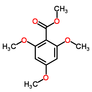 2,4,6-三甲氧基苯甲酸甲酯分子式结构图