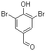 3,5-二溴-4-羟基苯甲醛分子式结构图