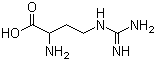 L-2-氨基-4-胍基丁酸盐酸盐分子式结构图