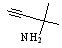 3-氨基-3-甲基-1-丁炔分子式结构图