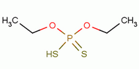 二硫代磷酸二乙酯分子式结构图