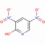 2-羟基-3,5-二硝基吡啶分子式结构图