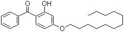 2-羟基-4-十二烷氧基二苯甲酮分子式结构图