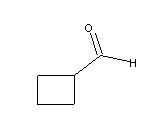 环丁基甲醛分子式结构图