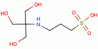 3-(三(羟甲基)甲基)氨基-1-丙磺酸分子式结构图