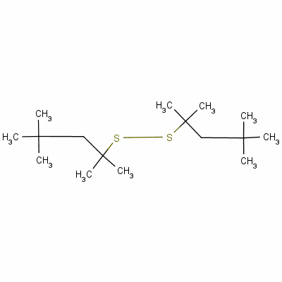 二辛基二硫醚分子式结构图