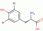 3,5-二溴-L-酪氨酸分子式结构图