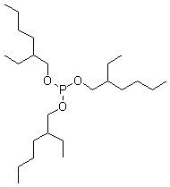 亚磷酸三（2-乙基己基）酯分子式结构图