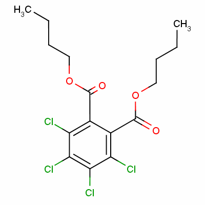 四氯邻苯二甲酸二丁酯分子式结构图