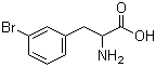 3-溴苯丙氨酸分子式结构图