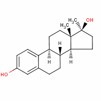 甲雌二醇分子式结构图