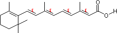 维A酸分子式结构图