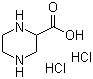 哌嗪-2-羧酸二盐酸盐分子式结构图