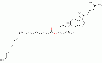 胆甾醇油酸酯分子式结构图